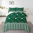 thumbnail image 1 of Erosebridal Rugby Helmet City Bedding King Comforter Set,New York Down Comforter,American Football Sports Bedding Sets King with Comforter,Breathable Room Decorative Reversible,3 Pieces, 1 of 8