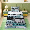 thumbnail image 1 of Erosebridal Rustic Cabin Camper Twin Sheet Sets,Camping Adventure Theme Bedding For Kids Boys 3-Piece, 1 of 6