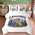 thumbnail image 1 of Erosebridal Rustic Camping Camper 7 Pieces Bedding Comforter Set,Mountain Adventure Theme Full Bedding Set For Boys Kids,Reversible, 1 of 7