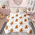 thumbnail image 1 of Erosebridal Rustic Cow Kids Bedding Comforter Set 7 Pieces, Flower Floral Full Bedding Set, 1 of 7