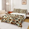 thumbnail image 1 of Erosebridal Rustic Farmhouse Full Size Sheets, Vintage Aztec Bed Sheets, 4-Piece, 1 of 5