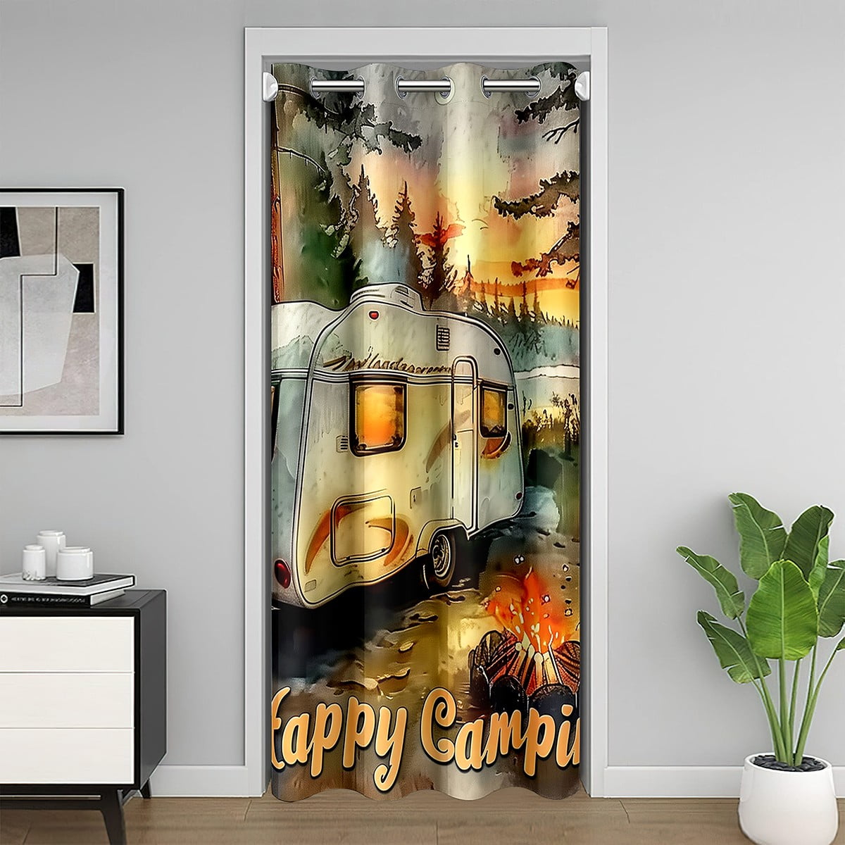 Erosebridal Rv Car Door Curtain Panel 84