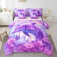 thumbnail image 1 of Erosebridal Sealife Dolphin Bedding Sets Twin Size,Floral Butterfly Comforter Sets with Sheets,Marine Theme Decor,Reversible,Lightweight,7-Piece, 1 of 5