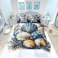 thumbnail image 1 of Erosebridal Seashell Conch Bedding Full Size, Beach Ocean Theme Bed in a Bag Full size, Reversible 7-Piece, 1 of 5