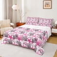 thumbnail image 1 of Erosebridal Seashell Starfish Bed Sheets, Cartoon Coral King Sheets, 4 Pieces, 1 of 5
