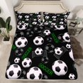 thumbnail image 1 of Erosebridal Soccer Fitted Sheet Set Twin,Sports Theme Bedding Twin Size,Teen Men(No Top Sheet), 1 of 6