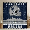thumbnail image 1 of Erosebridal Soccer Lover Curtains Pack of 2 (38x54), American Football Curtains for Living Room, Eat Sleep 30%-50% Black Out Curtains, Window Drapes Bedroom Decorative, 1 of 6