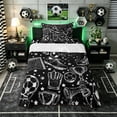 thumbnail image 1 of Erosebridal Soccer Print Twin Sheet Sets 3pcs for Boys Girls,Sport Football Bedding for Kids Teens,Lightweight Room Decor, 1 of 5