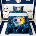 thumbnail image 1 of Erosebridal Soccer Theme Twin Sheet Sets,Boys Ball Sport Bedding For Kids 3 Pieces, 1 of 6