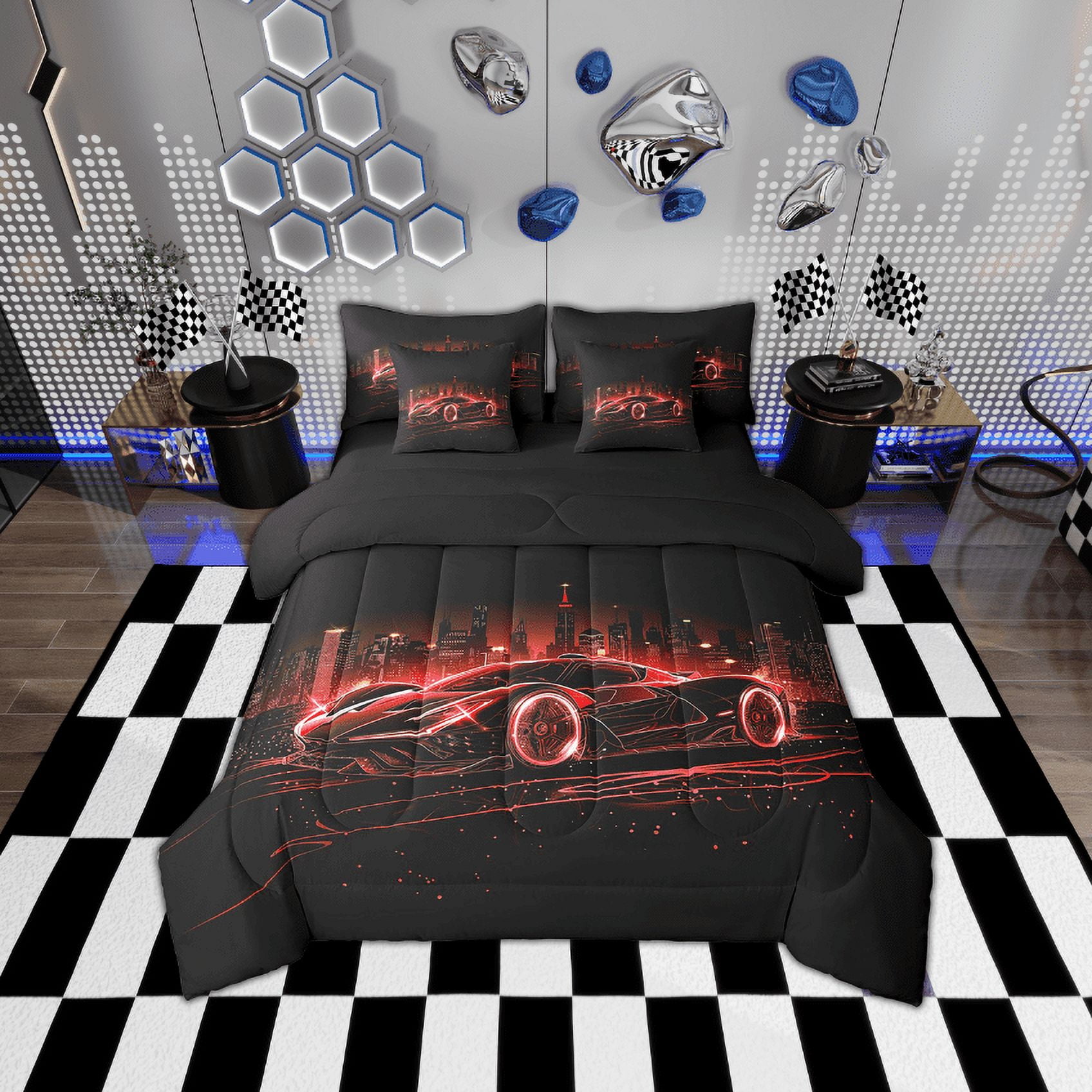 King Size Race Car Bed