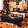 thumbnail image 1 of Erosebridal Splash Art Basketball Full Size Sheets, Sport Bed Sheets for Men and Boys, 4-Piece, 1 Flat Sheet, 1 Fitted Sheet and 2 Pillowcases, 1 of 6