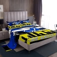 thumbnail image 1 of Erosebridal Sport Los Anceles Rugby Sheet Set Twin,Ball Game Bedding Sets Twin Size,Football Room Decorative,Breathable,3pcs, 1 of 7