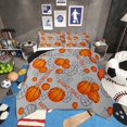 thumbnail image 1 of Erosebridal Sports Basketball Comforter Sets Twin Size,Orange and Grey Comforters Duvets,Reversible,Teen Men, 1 of 7
