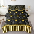 thumbnail image 1 of Erosebridal Sports Theme Bedding Full Size,American Football City Comforter Sets with Sheets,Pittsburgh Bedding Sets Full Size For Kids Boys,Microfiber Bedroom Decorative Reversible,7pcs, 1 of 7