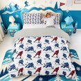 Erosebridal Sporty Ice Hockey Bedding,Modern Puck Stick Duvet Cover ...
