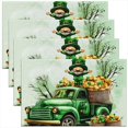 thumbnail image 1 of Erosebridal St. Patrick's Day Place Mats Set of 4 for in Door Dinning, Seasonal Spring Holiday Table Mats for Dining Table Set of 4, 1 of 4