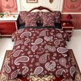 thumbnail image 1 of Erosebridal Star Bandana 7-Piece King Bedding,Sport Life King Bed in a Bag,Black Reversible, 1 of 7