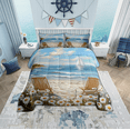 thumbnail image 1 of Erosebridal Summer Beach Comforter Sets, Groovy Flower Comforters & Duvets, Sailboat Marine Reversible Duvet Insert, Ultra Soft Bedroom Decor, 2pcs, 1 of 8