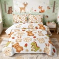 thumbnail image 1 of Erosebridal Teddy Bear Quilt King for Boys Girls, Strawberry Garden King Coverlet Set, 3pcs 1 Bedspread and 2 Pillowcases, 1 of 7