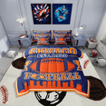 thumbnail image 1 of Erosebridal Teen Ball Gaming Football Bedding Sets Twin Size,Sport Game Comforter Sets with Sheets,Gamer Decoration(Chicago),Reversible,Lightweight,7-Piece, 1 of 5