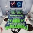 thumbnail image 1 of Erosebridal Teen Ball Gaming Football Bedding Sets Twin Size,Sport Game Comforter Sets with Sheets,Gamer Decoration(Seattle),Reversible,Lightweight,7-Piece, 1 of 5