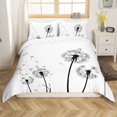 thumbnail image 1 of Erosebridal Teen Dandelion Duvet Cover Toddler,Flying Flower Bedding Sets,Super Cozy Reversible Duvet Cover Toddler,Floral Decor,2pcs(No Comforter), 1 of 7