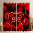 thumbnail image 1 of Erosebridal Teenager Gamepads Curtains for Living Room,Video Game 30%-50% Blackout Curtains for Bedroom,Geometric Theme Curtains and Drapes (42Wx84L),Gamer Bedroom Decorative, 1 of 6