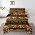 thumbnail image 1 of Erosebridal Teens Animal Elephant Bedding Sets Full with Comforter,Bohemian Wildlife Duvet Insert,Aztec Room Decorative,Reversible,3pcs, 1 of 8