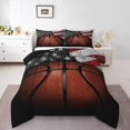 thumbnail image 1 of Erosebridal Teens Basketball Bedding King Comforter Set , Vintage USA Flag Down Comforter, Reversible 3pcs, Breathable, 1 of 7
