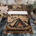 thumbnail image 1 of Erosebridal Teens Camping Life Twin Sheet Sets 3pcs,Vintage Rustic Cottage Bedding for Boys Girls,Luxury Bedroom Decor, 1 of 5