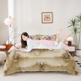 thumbnail image 1 of Erosebridal Teens Floral Rose Butterflies Queen Duvet Cover Set,Romantic Vintage Bedding For Girls Boys,Gold Purple,Pink Reversible,3 Pieces,No Comforter, 1 of 5