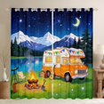 thumbnail image 1 of Erosebridal Teens Kawaii RV Car Black Out Curtains,Boys Girls Music Theme Guitar Curtains Pack of 2 (42x63 Each),Microfiber Bedroom Decor, 1 of 6
