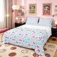 thumbnail image 1 of Erosebridal Teens Sport Volleyball Bed Sheets 4pcs,Colorful Ribbon Bowknot King Sheets for Boys Girls,Microfiber Bedroom Decor, 1 of 5