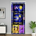 thumbnail image 1 of Erosebridal Teens Sports Door Curtain For Door Window 42x80, Softball Print Room Divider Curtain, 1 of 5