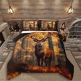 thumbnail image 1 of Erosebridal Teens Wildlife Bear Queen Comforter Set 3pcs,Autumn Jungle Animal Bedding Comforter Set For Boys Girls,Black Reversible, 1 of 6