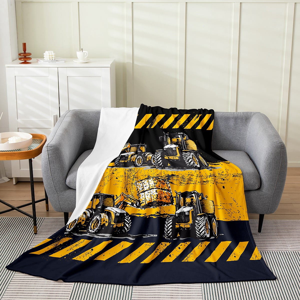 Erosebridal Tractor Throw Blanket for Couch for Teena, Cartoon ...