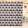thumbnail image 1 of Erosebridal Train Shower Curtain 72Wx84L, Pattern Bathroom Shower Curtain, Multi Pattern, 1 of 5