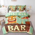 thumbnail image 1 of Erosebridal Tribal Culture Print Bed in a Bag Twin size, Vintage Bar Bed Set, Cartoon Style Decor, Reversible, 1 of 5