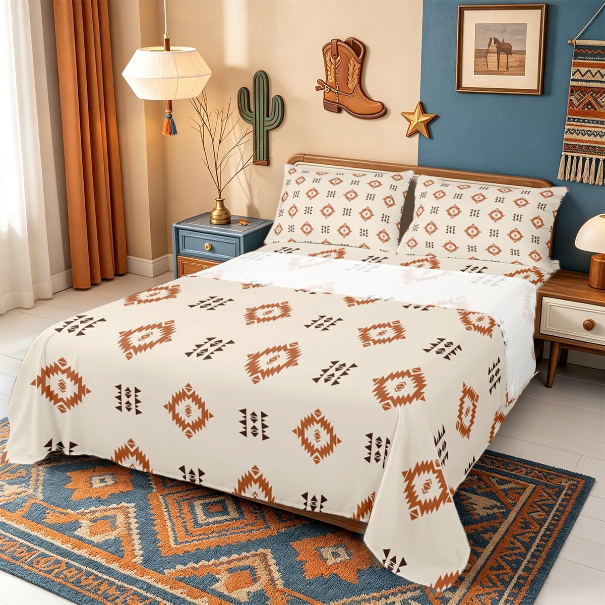 Sheets King Pattern Spring Erosebridal Tribal Ethnic Pattern King Sheets,Traditional Aztec ...