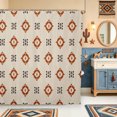 Erosebridal Tribal Ethnic Pattern Shower Curtain 72Wx72L,Traditional ...