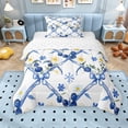 thumbnail image 1 of Erosebridal Tropical Blueberry Twin Comforter Sets for Girls, Daisy Flower Bedding Set, Reversible, 2pcs, 1 of 6