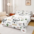 thumbnail image 1 of Erosebridal Tropical Botanical Cactus Full Size Sheets,Retro Boho Bull Skull Bed Sheets For Aztec Lover 4pcs, 1 of 6