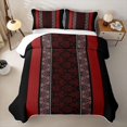 thumbnail image 1 of Erosebridal Victorian Damask Strip Quilt King,Red Vintage Floral King Coverlet Set For Adults,3pcs, 1 of 7