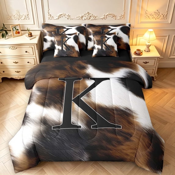Erosebridal Vintage Alphabet K 7-Piece King Bedding - Walmart.com