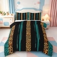 thumbnail image 1 of Erosebridal Vintage Cheetah Print Full Size Comforter Sets,Classic Leopard Bedding Comforter Set,Black Reversible,3-Piece,1 Comforter and 2 Pillowcases, 1 of 7