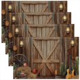 thumbnail image 1 of Erosebridal Vintage Farmhouse Place Mats Set of 4 for in Door Dinning, Rustic Lodge Cabin Guitar Table Place Mats for in Door Dining, 1 of 4
