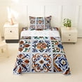 thumbnail image 1 of Erosebridal Vintage Floral Pattern Twin Sheet Sets,Retro Boho Aesthetic Art Bedding For Men Women 3 Pieces, 1 of 6