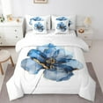 thumbnail image 1 of Erosebridal Vintage Flower Bedding Queen Size, Watercolor Floral Bedding Sets Queen Size, Modern Fashion Reversible Comforter Sets with Sheets, Super Cozy Room Decoration, 7pcs, 1 of 3