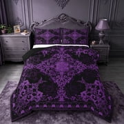 Damask Bedding Sets in Black Blue Red and More Home Comforts