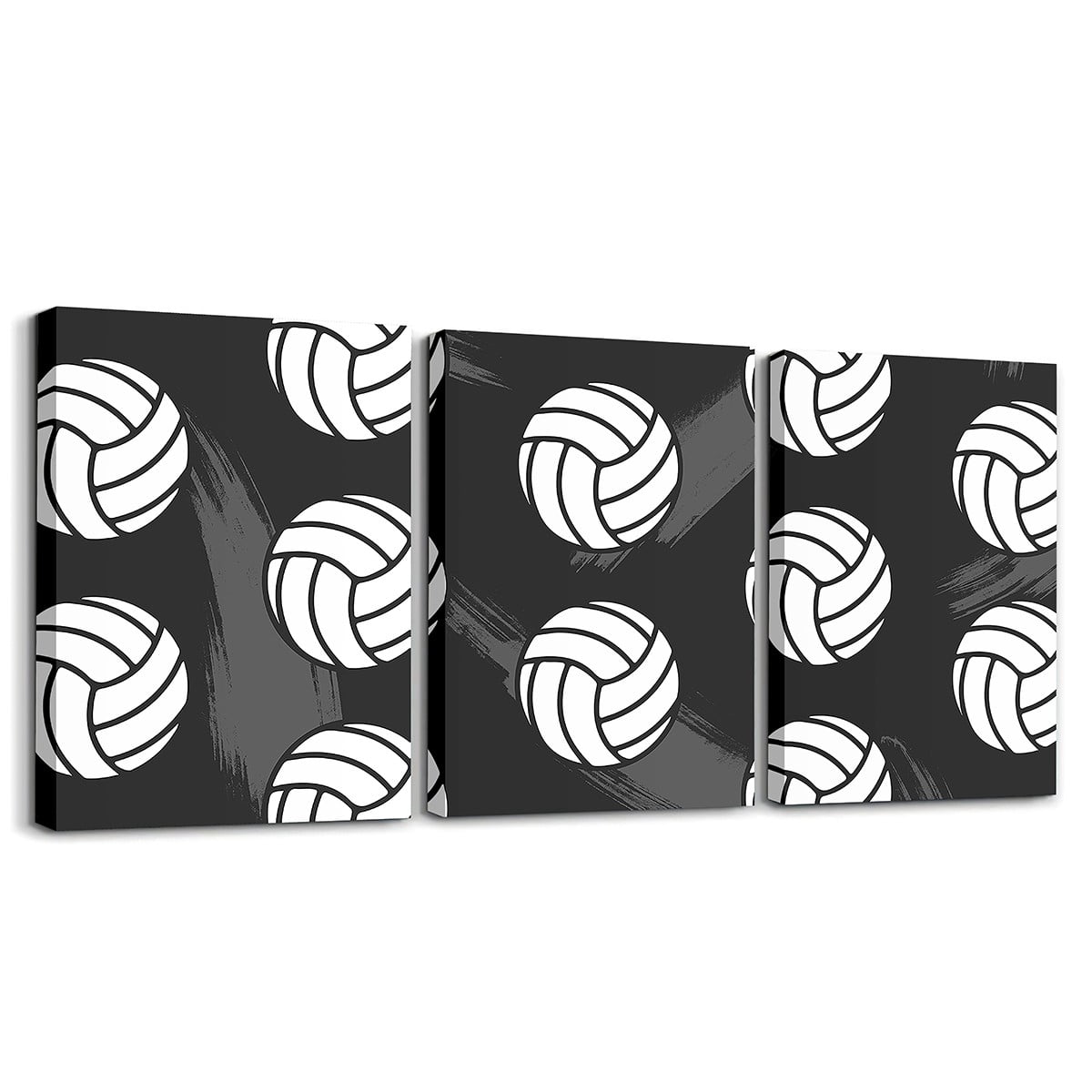 Volleyball Court Geometric Pattern Decoration Reference: Erosebridal Volleyball Canvas Wall Art For Bedroom 12 X16 X